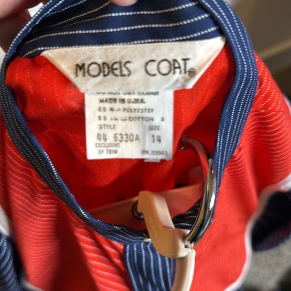 Models Coat Deadstock Vintage Housecoat/Mrs Roper Dress Size 14 - Picture 9 of 10